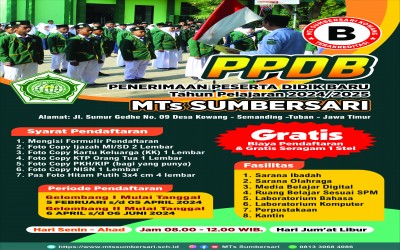 PPDB TAHUN PELAJARAN 2024/2025